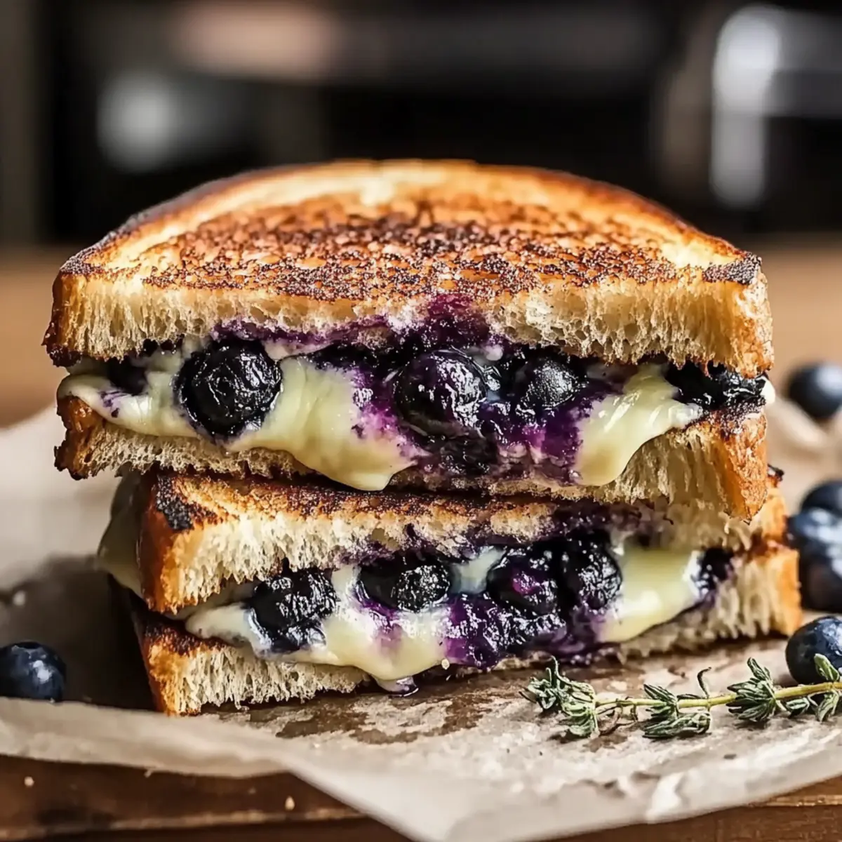 Blueberry Grilled Cheese