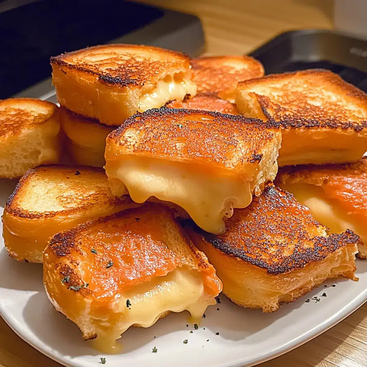 Hawaiian Roll Mini Grilled Cheese