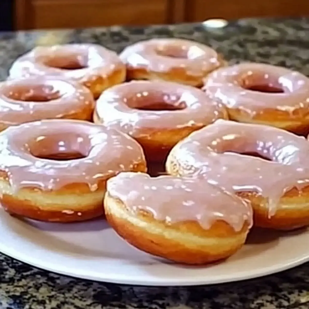 Homemade Glazed Doughnuts