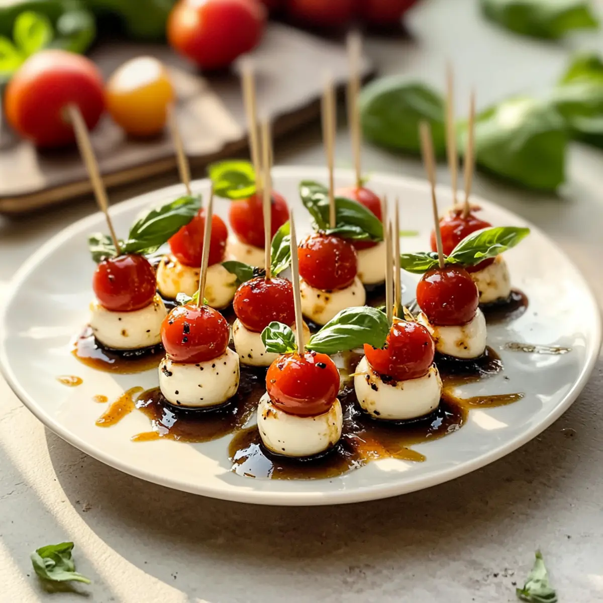 Mini Caprese Salad Skewers