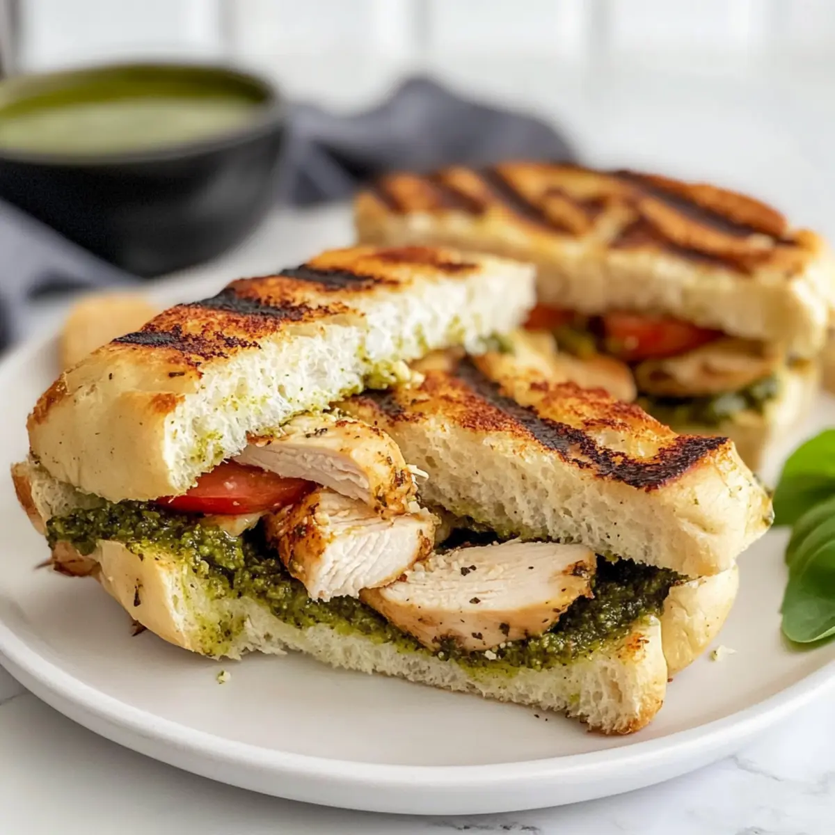 Chicken Pesto Sandwiches