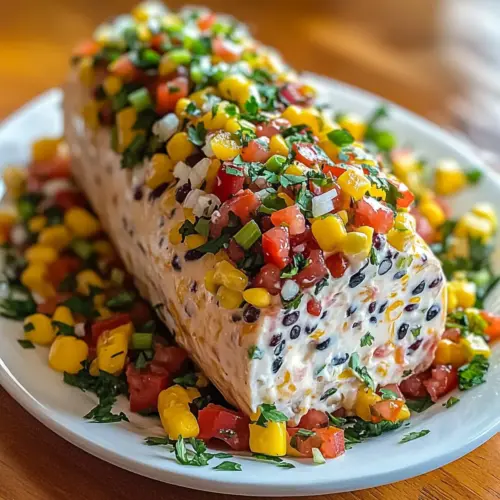 Fiesta Cowboy Caviar Cheese Log