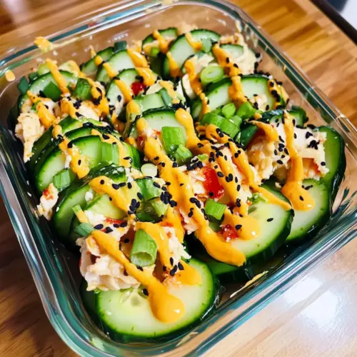California Roll Cucumber Salad