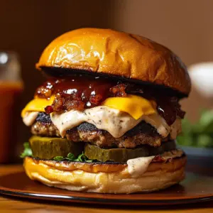 BBQ Ranch Turkey Smash Burger