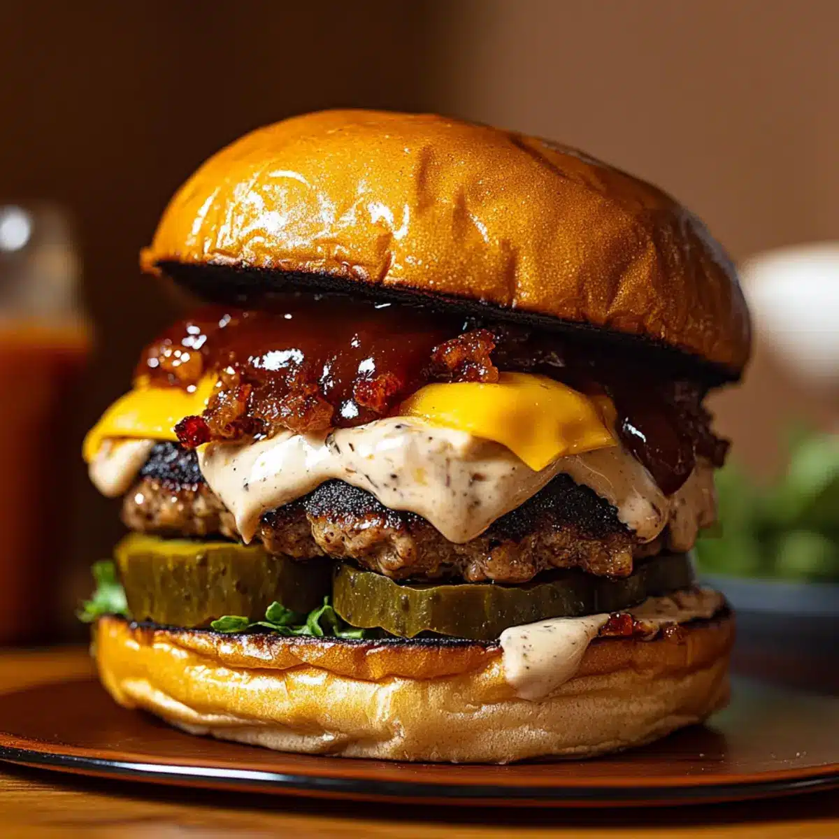 BBQ Ranch Turkey Smash Burger