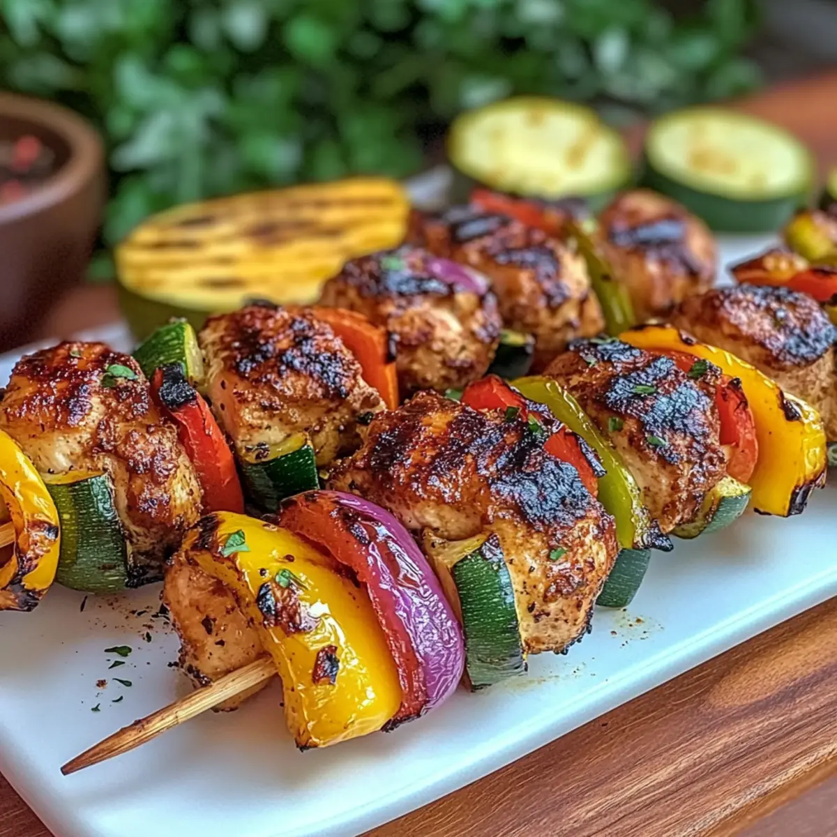 Grilled Chicken Kabobs