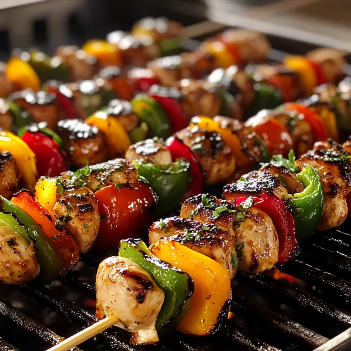 Chicken Kabobs on the Grill