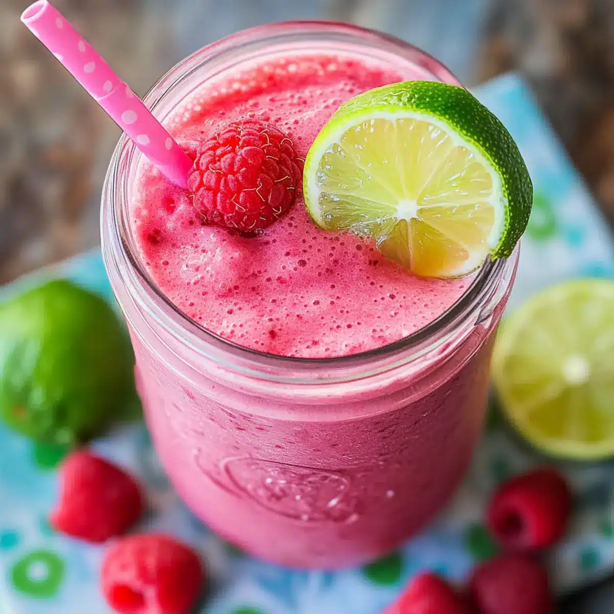 Raspberry Lime Smoothie
