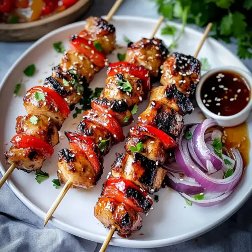 Smoky BBQ Chicken Skewers