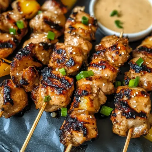 Bang Bang Chicken Skewers