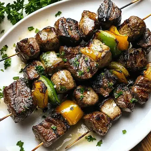 Steak Kabobs With Garlic Butter