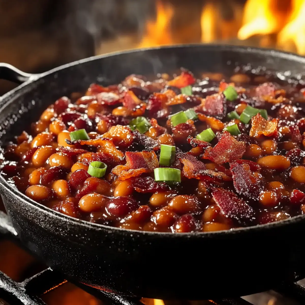 BBQ Baked Beans on the Grill