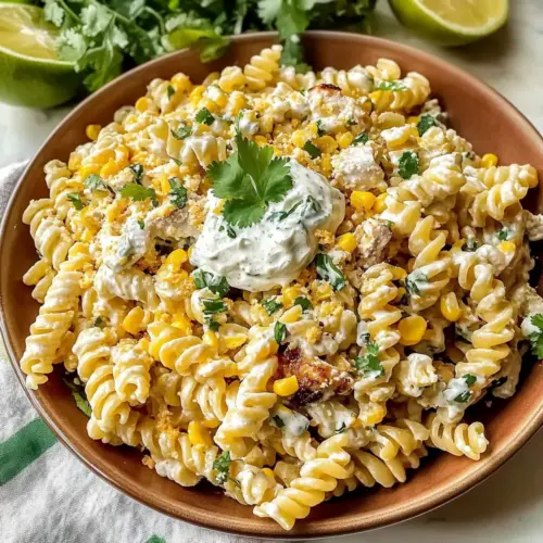 Elote Pasta Salad Greek Yogurt