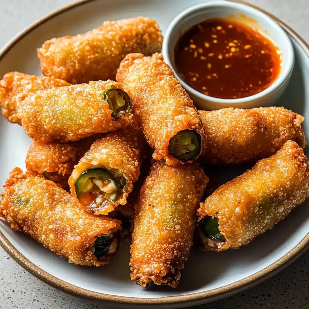 Mini Firecracker Poppers with BBQ Sauce
