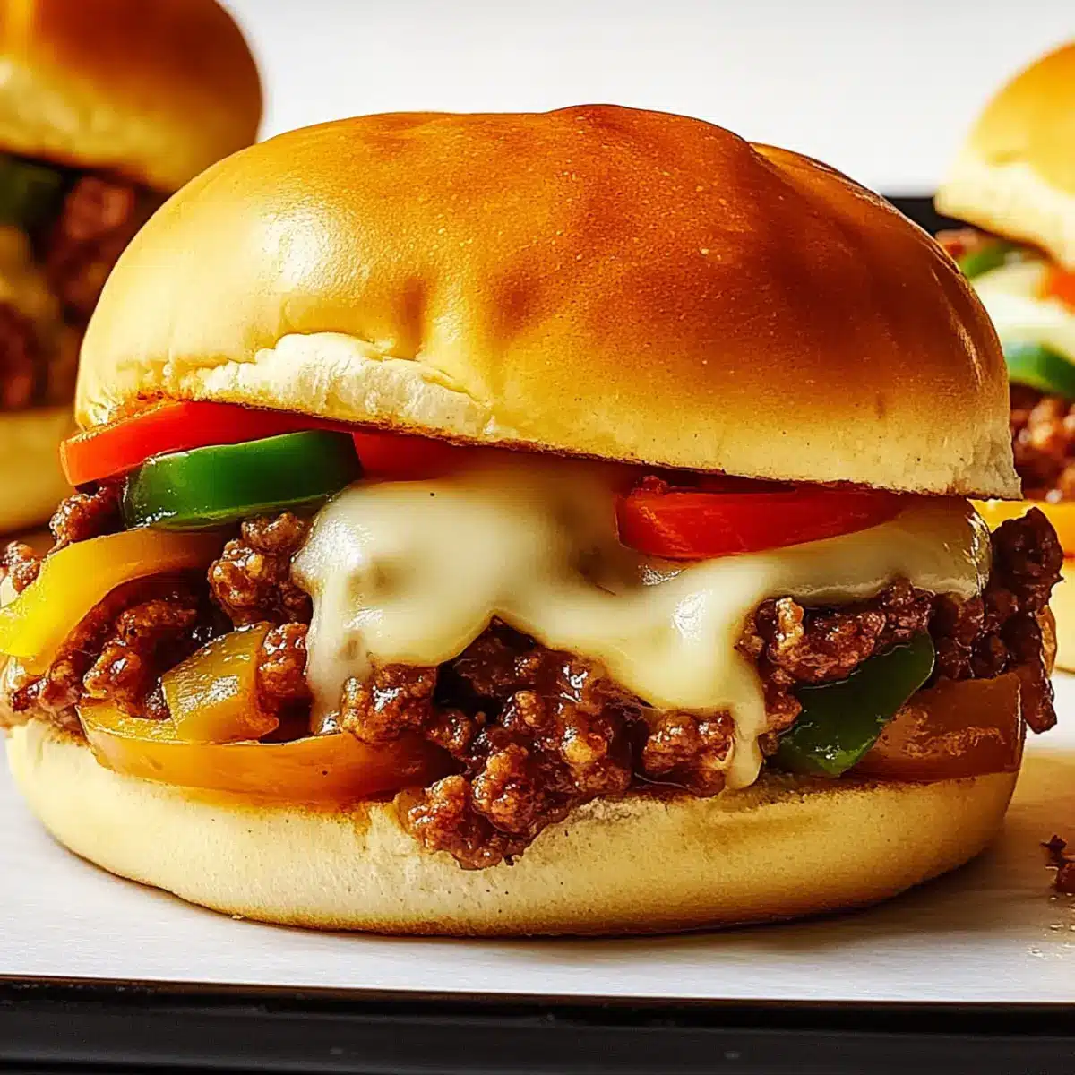 Philly Cheese Steak Sloppy Joes