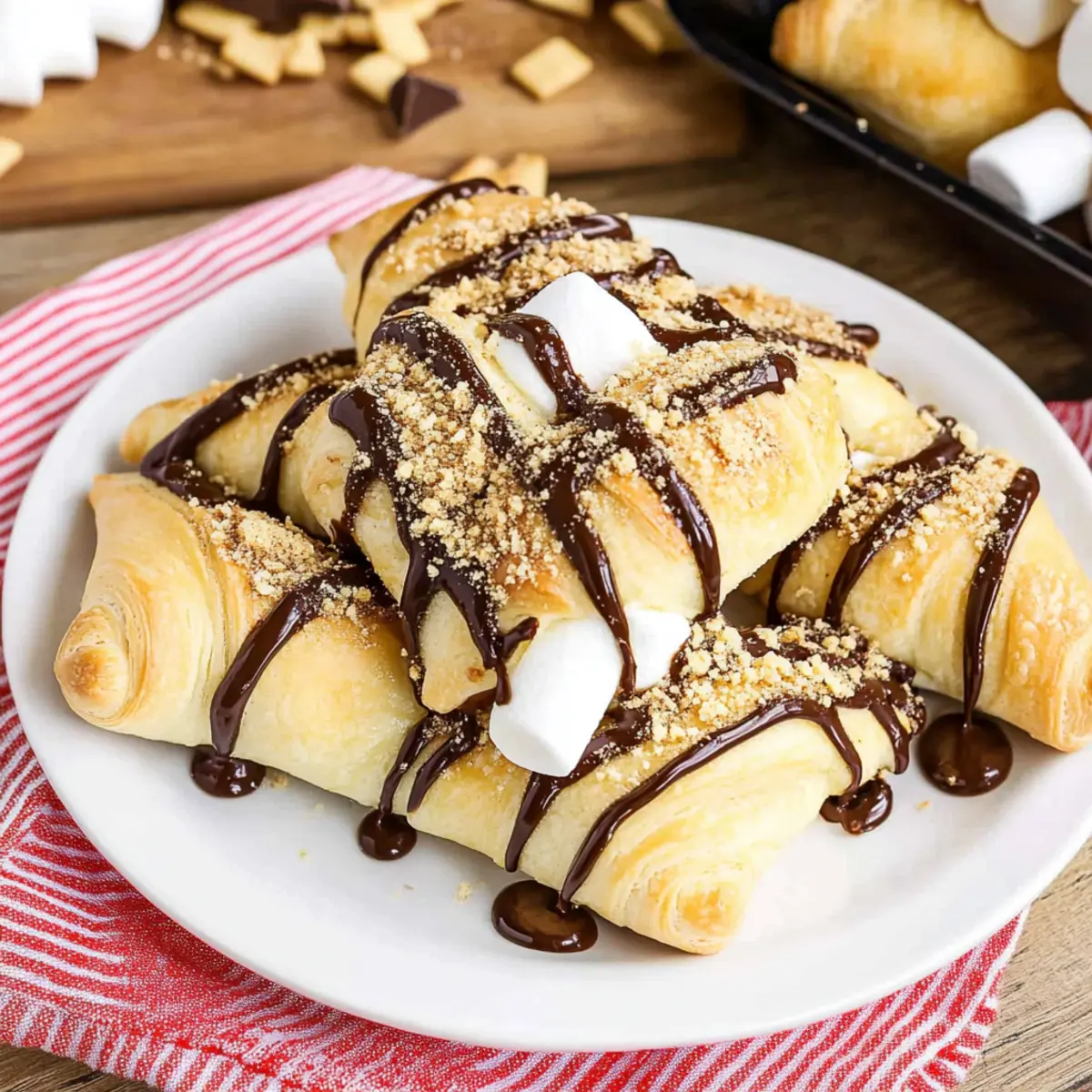 S’mores Crescent Rolls