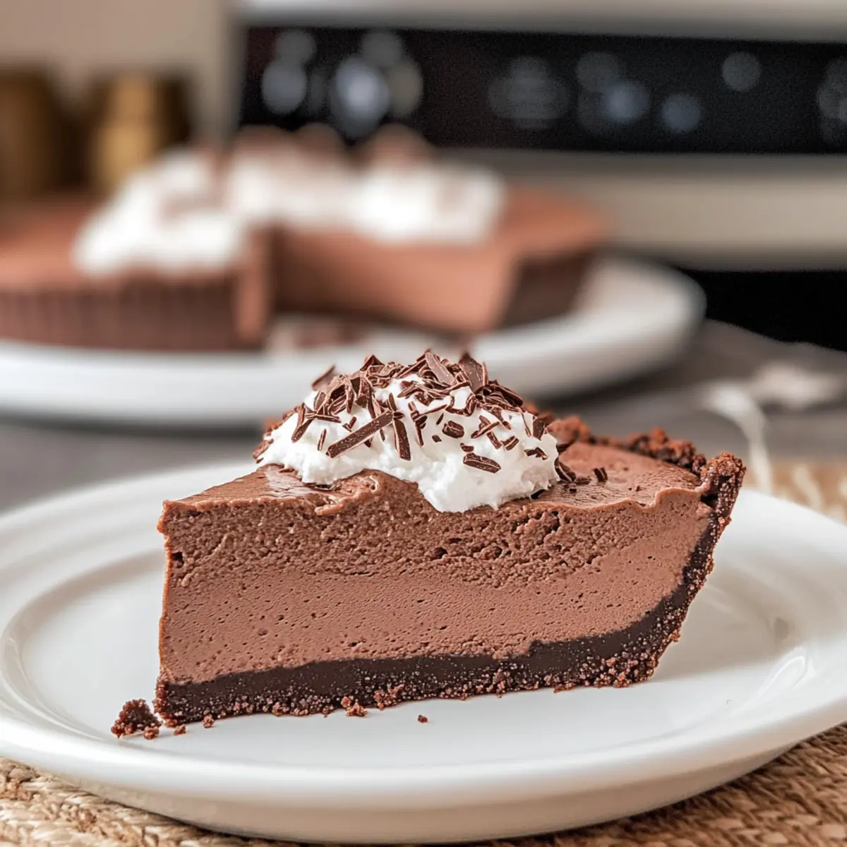 Creamy Frozen Chocolate Pie