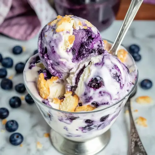 Blueberry Cheesecake Ice Cream