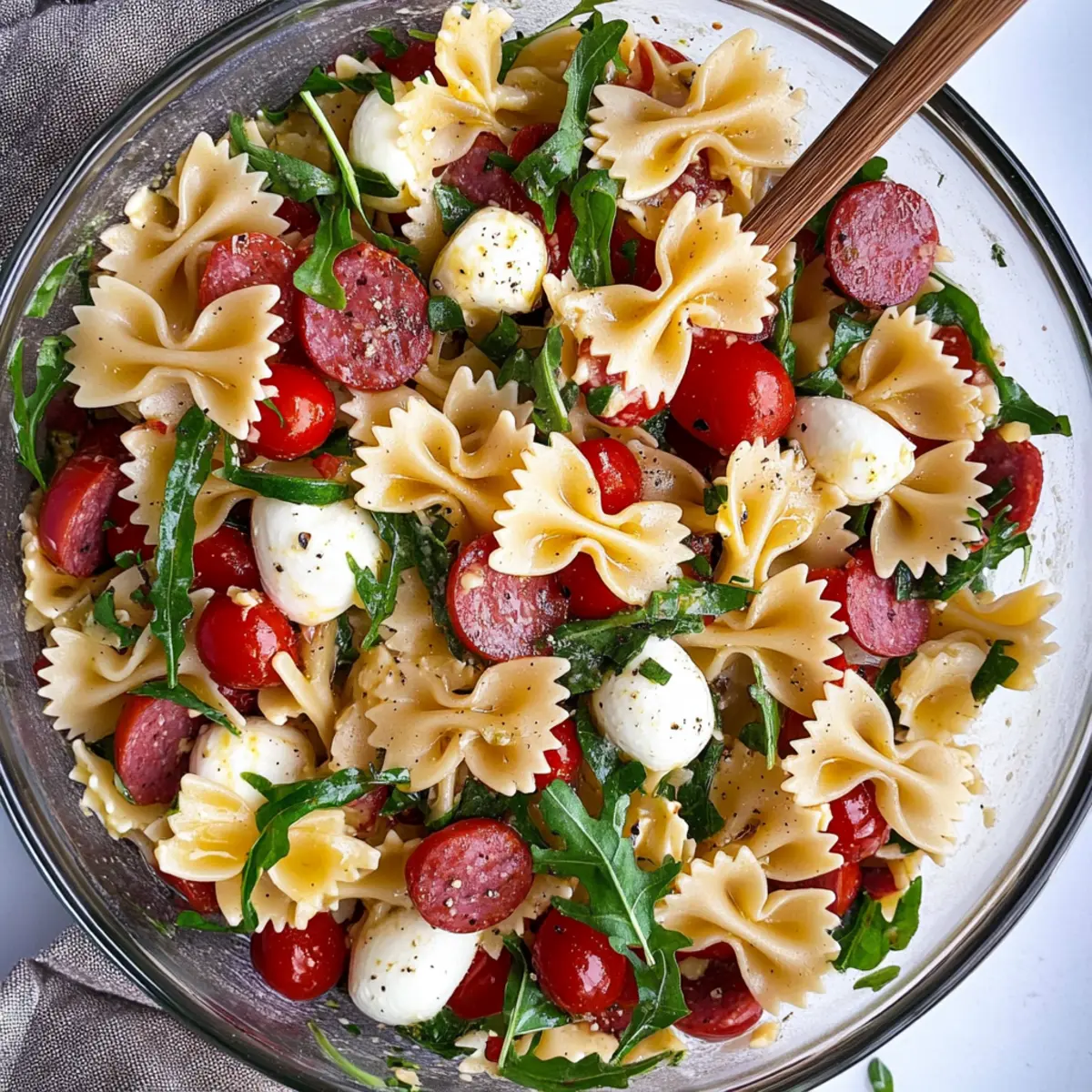 Hot Honey Pasta Salad