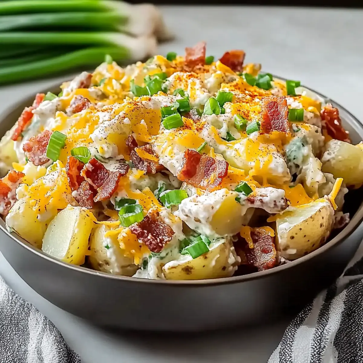 Cheesy Baked Potato Salad