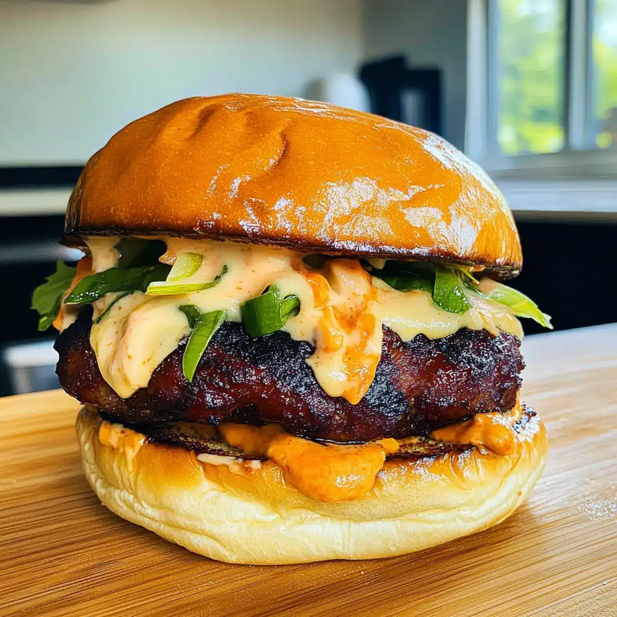 Sweet Thai Chili Burgers