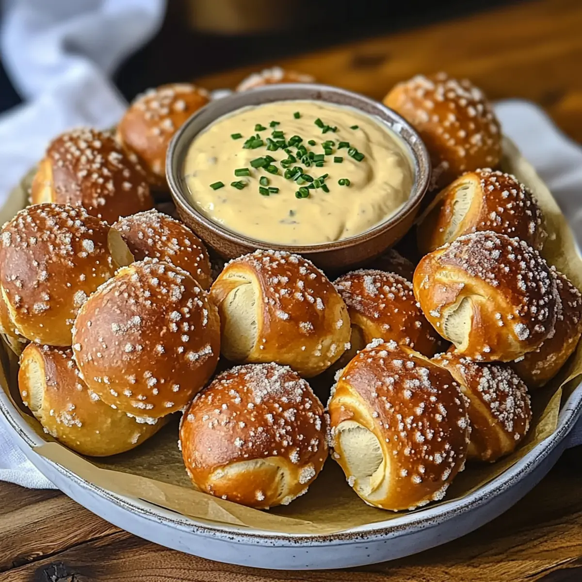 Pretzel Bites And Beer Cheese