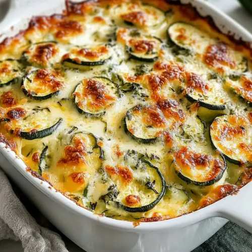 Baked Zucchini and Cheese Casserole