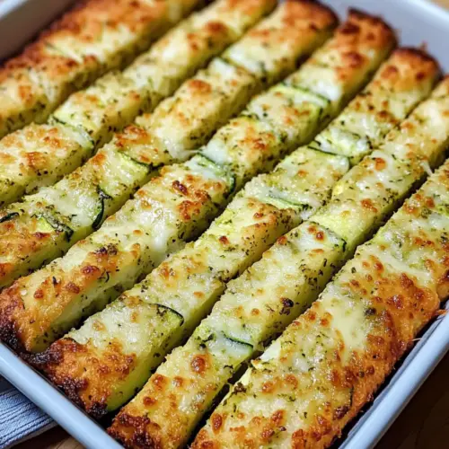 Cheesy Zucchini Breadsticks