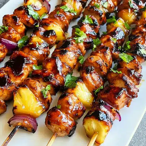 Huli Huli Chicken Kabobs