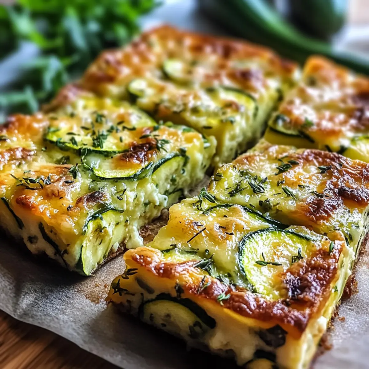 Vegetarian Zucchini Slice
