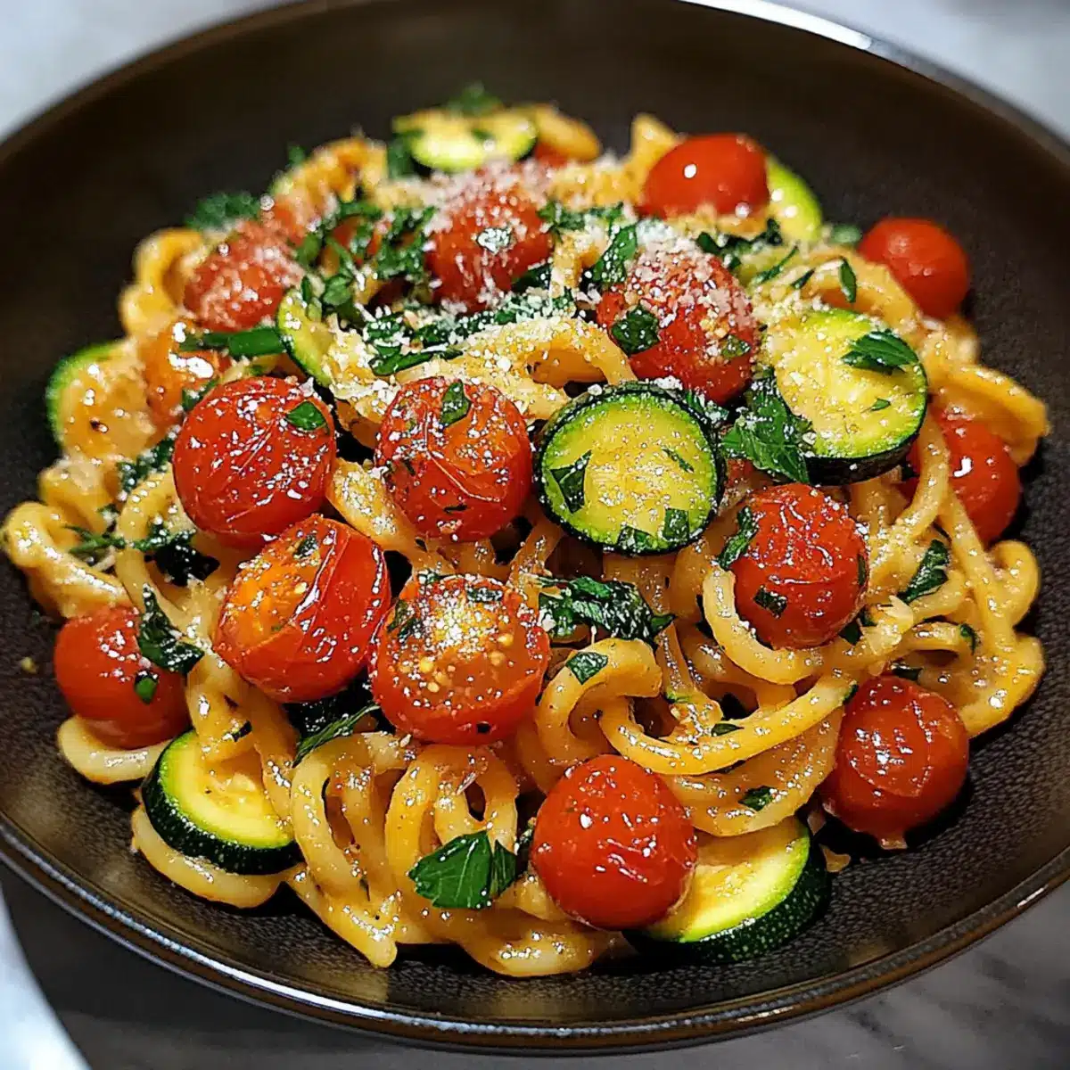Tomato Zucchini Pasta