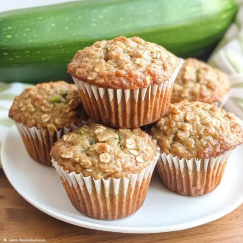 Zucchini Oatmeal Muffins