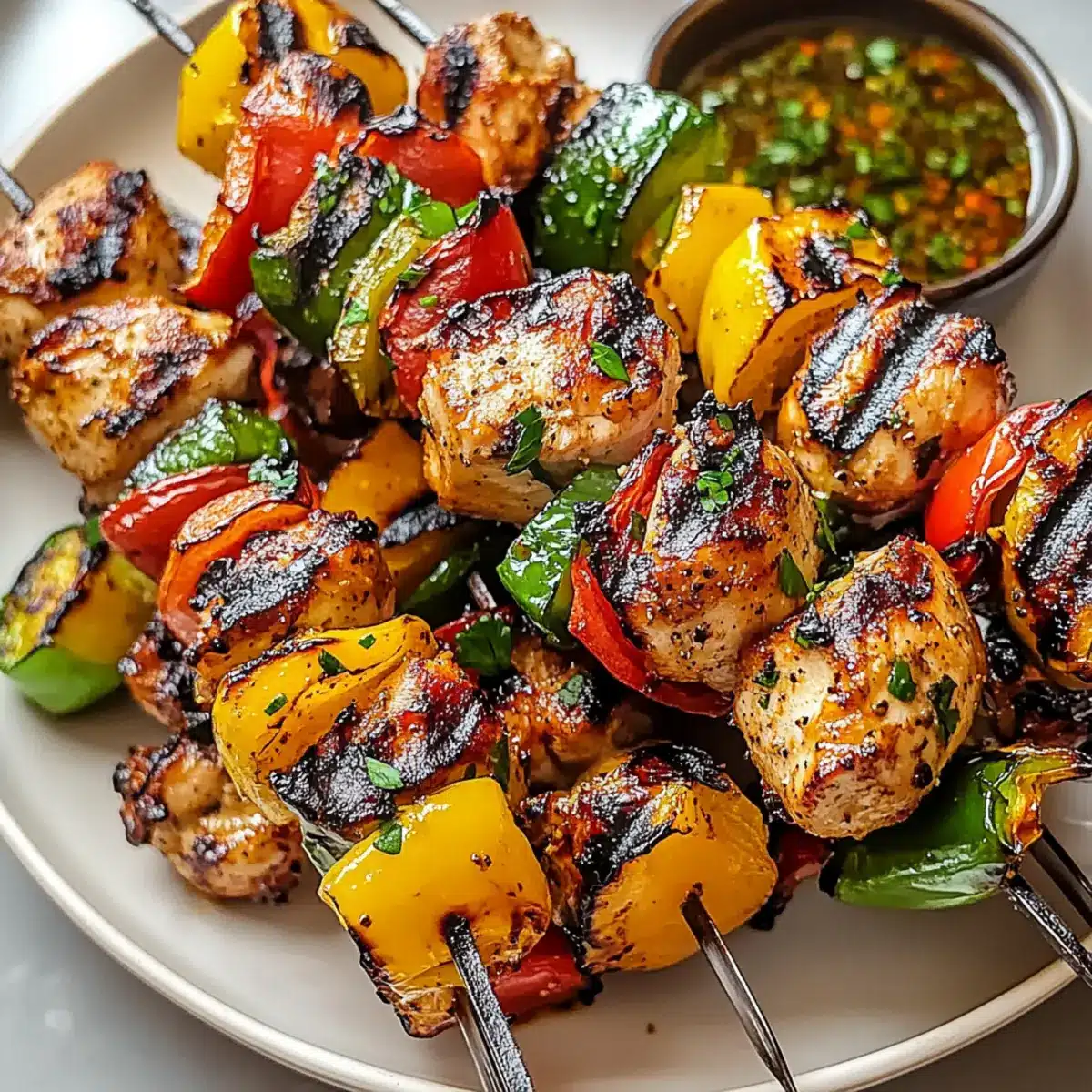 Grilled Chicken Kabobs