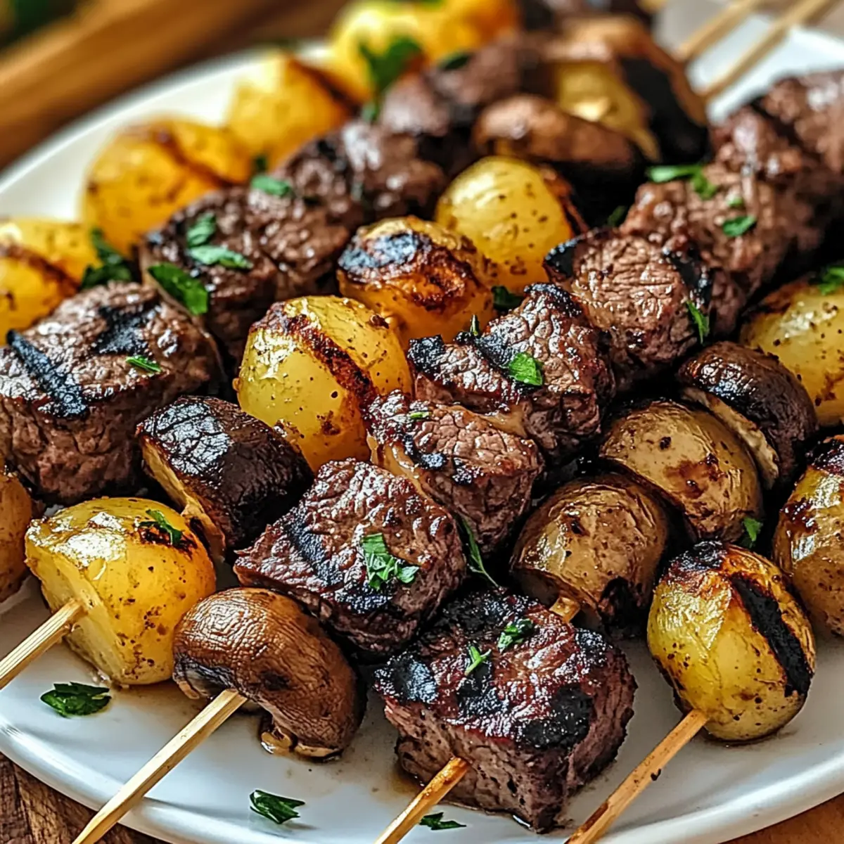 Grilled Steak and Potato Kabobs
