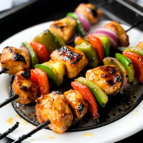 Barbecue Maple Chicken Kebabs