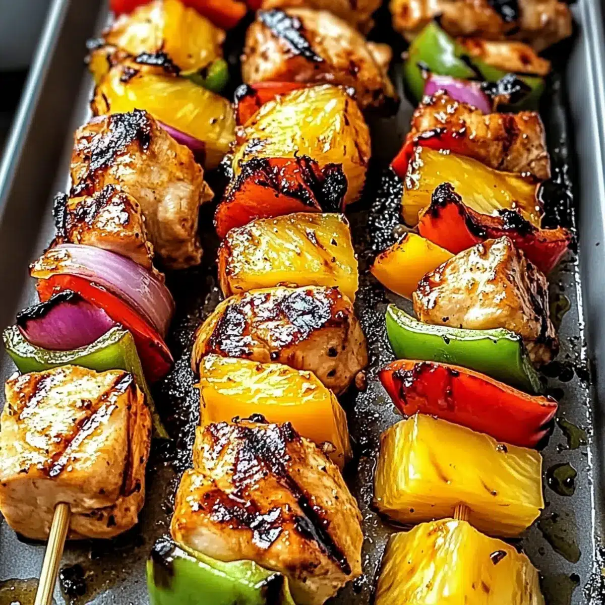 Pineapple Chicken Kabobs