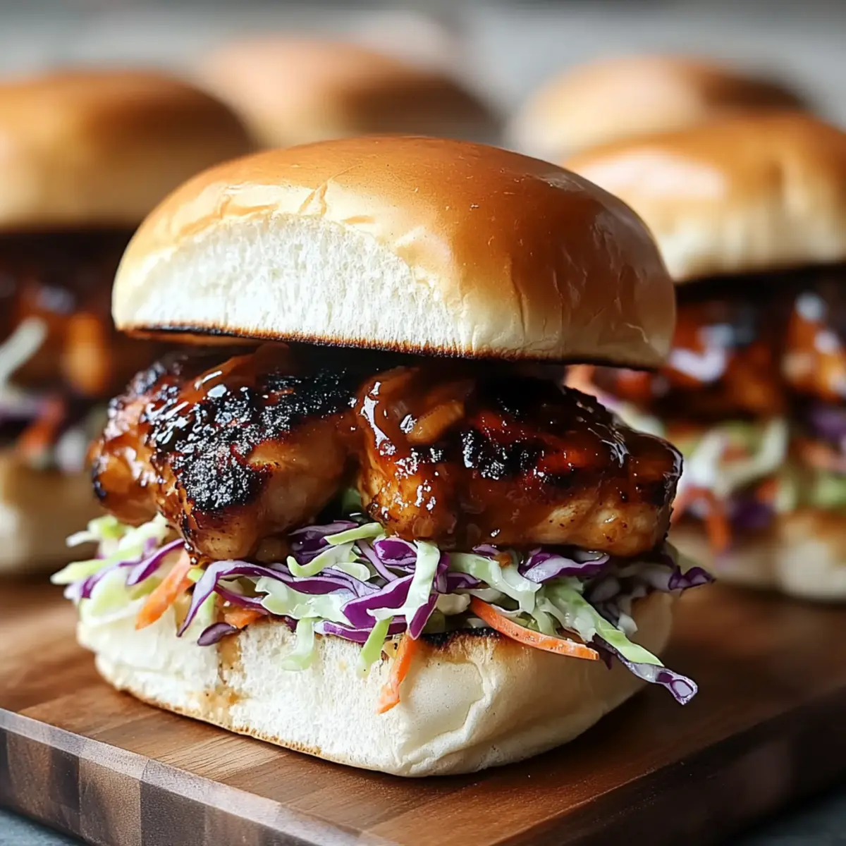 Honey Chipotle Chicken Sliders