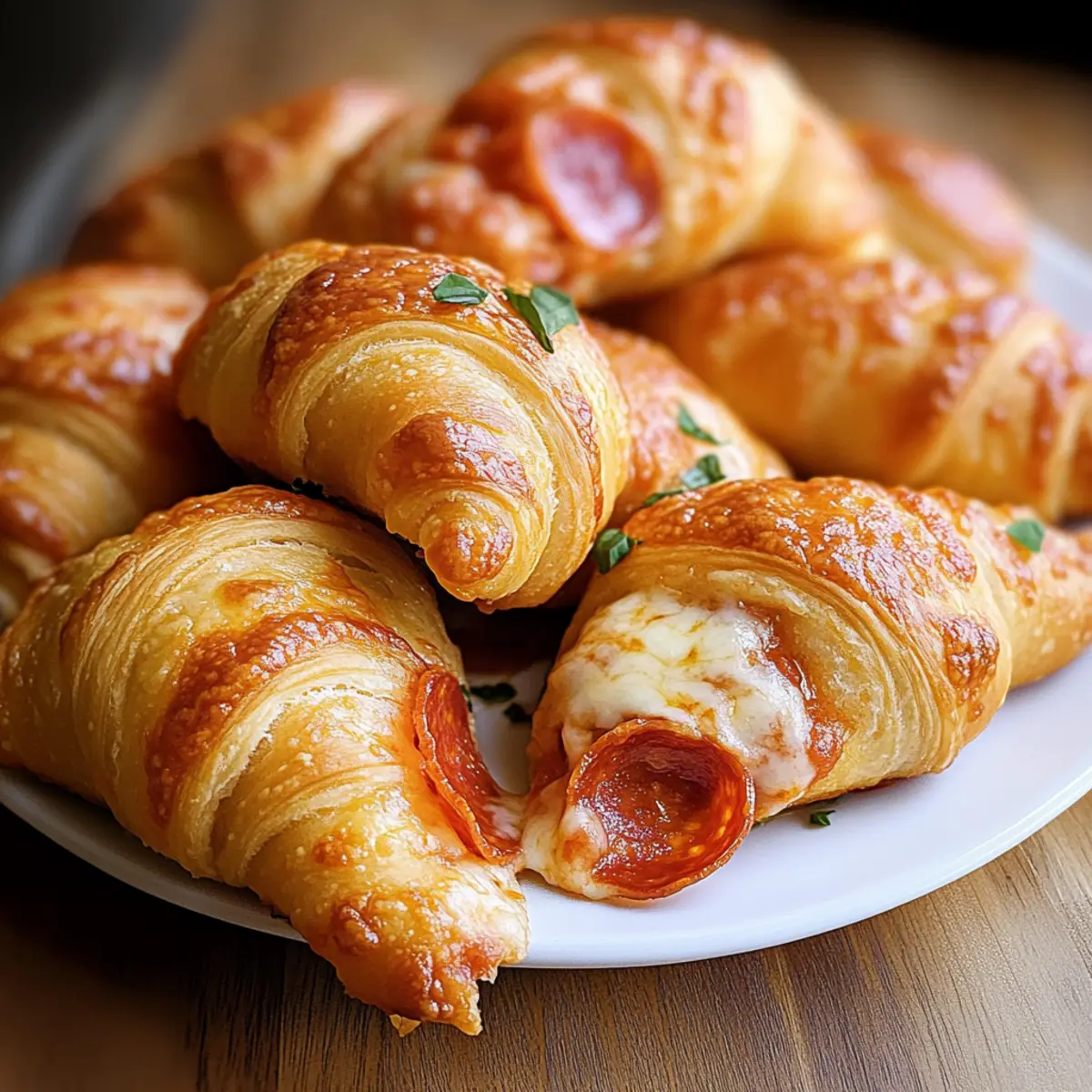 Pepperoni Pizza Crescent Rolls
