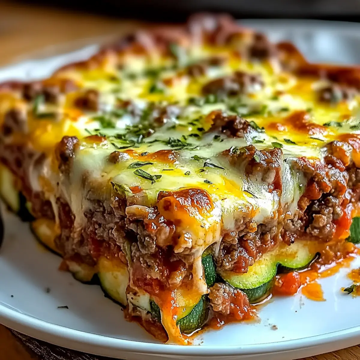 Zucchini Pizza Casserole