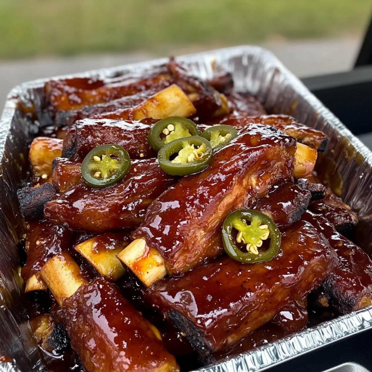 Honey Jalapeño Party Ribs