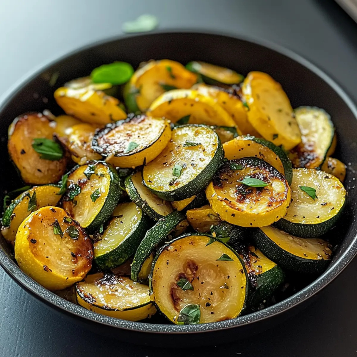 Sautéed Zucchini and Squash