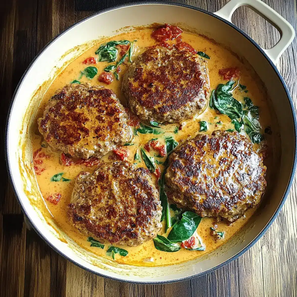 Tuscan Hamburger Steaks