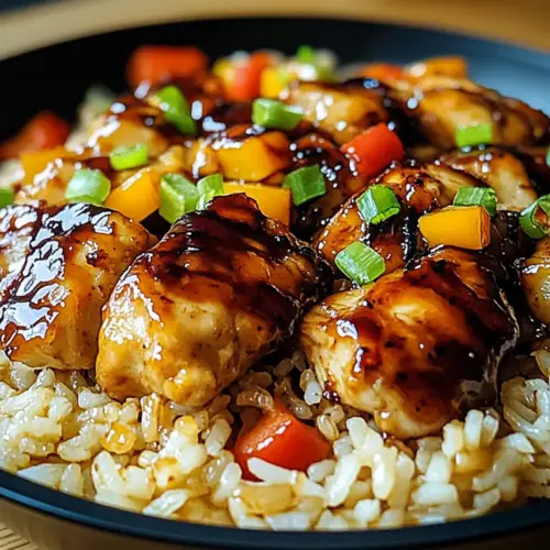 Honey BBQ Chicken Rice