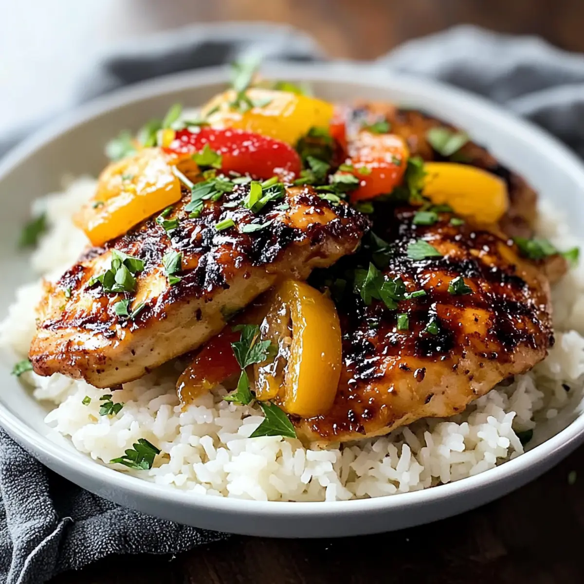 Hawaiian Chicken & Coconut Rice