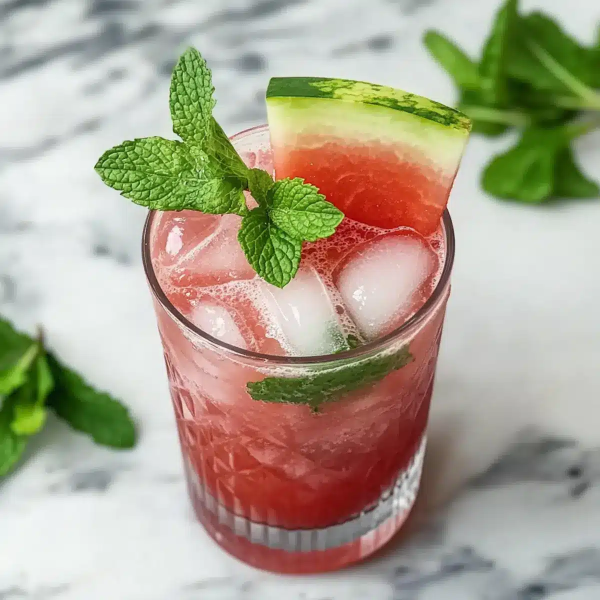 Refreshing Watermelon Mint Mojito Mocktail