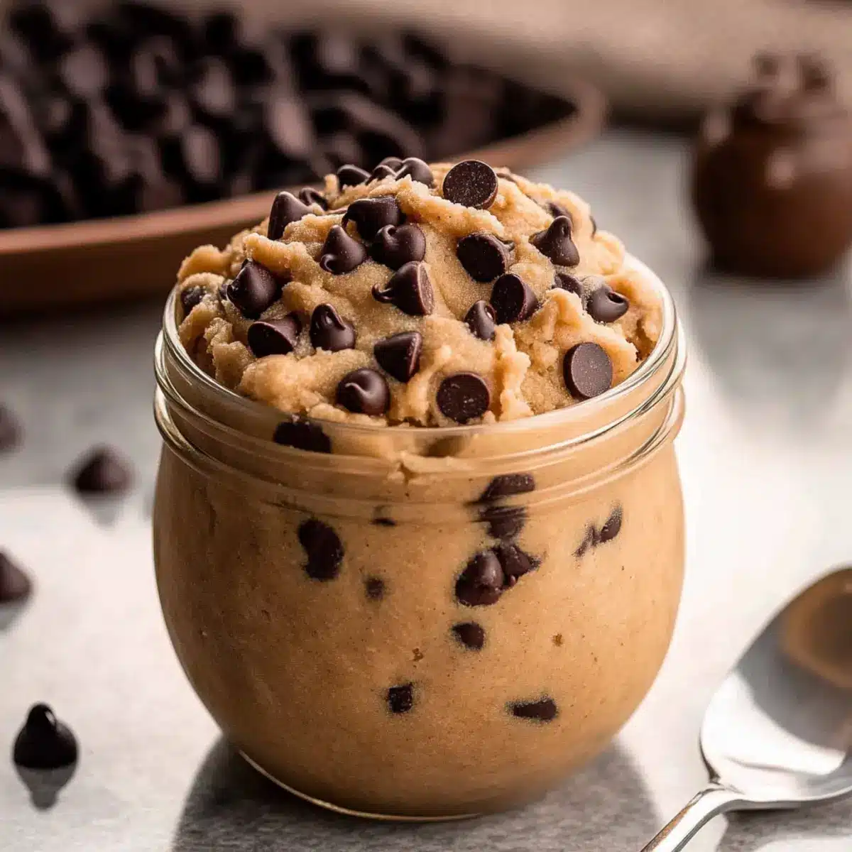 Edible Cookie Dough for One
