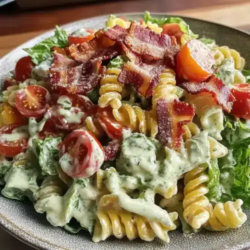 4th of July Creamy BLT Pasta Salad