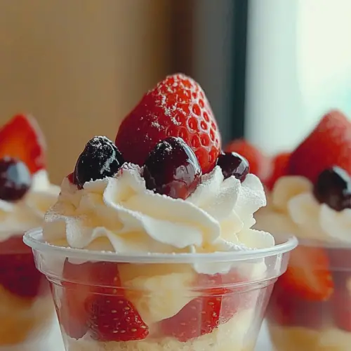 Individual Strawberry Shortcake Cups