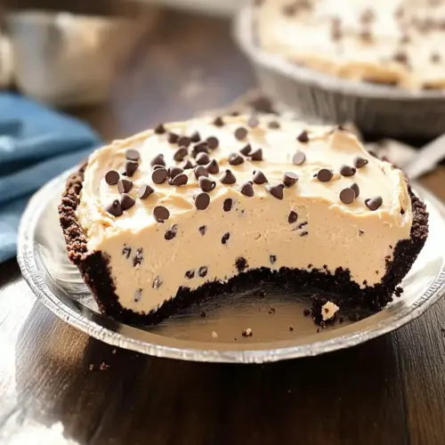 Chocolate Chip Peanut Butter Pie