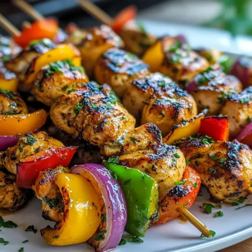 Grilled Cowboy Butter Chicken Skewers